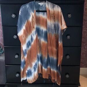 Tie-Dye Kimono Cardigan